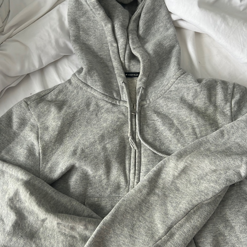 Brandy cropped zip up